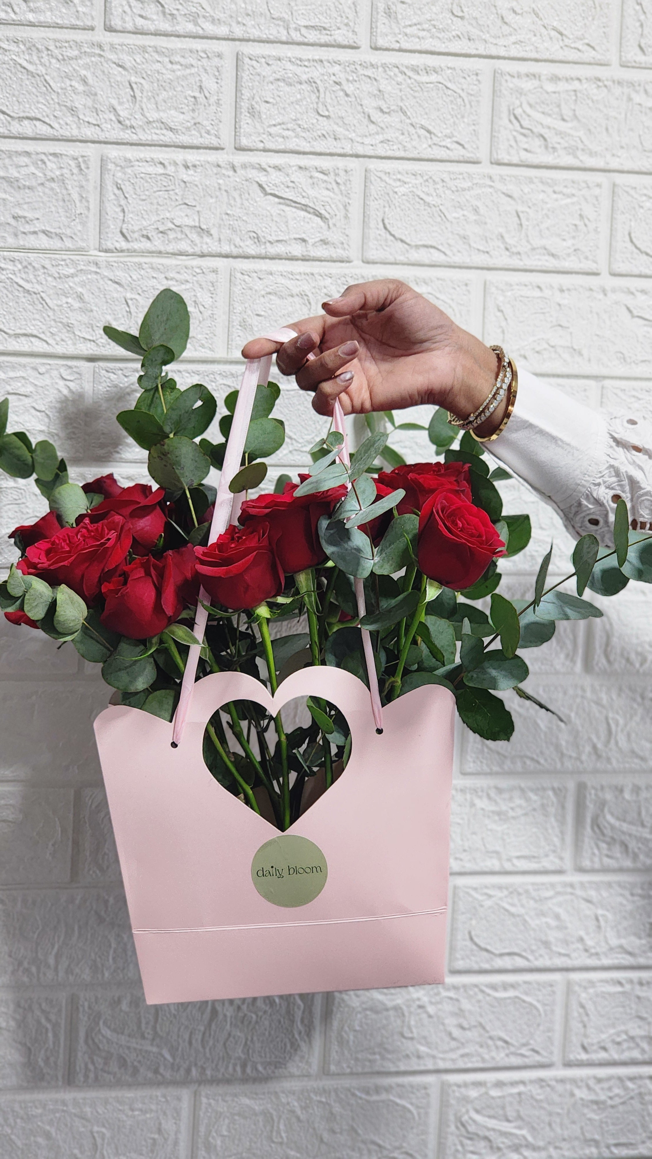 Pink Heart Bag