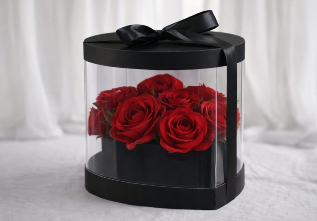 Black Heart Shape Box