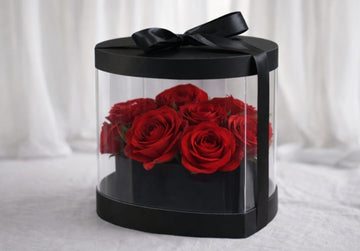 Black Heart Shape Box